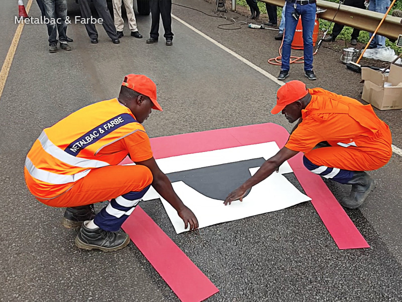 road marking signs; road traffic signs; road safety; street signs; parking lot striping paint; pedestrian crossings; preformed thermoplastic road marking; road marking paint; playground markings games; parking lot stencils; handicap parking sign