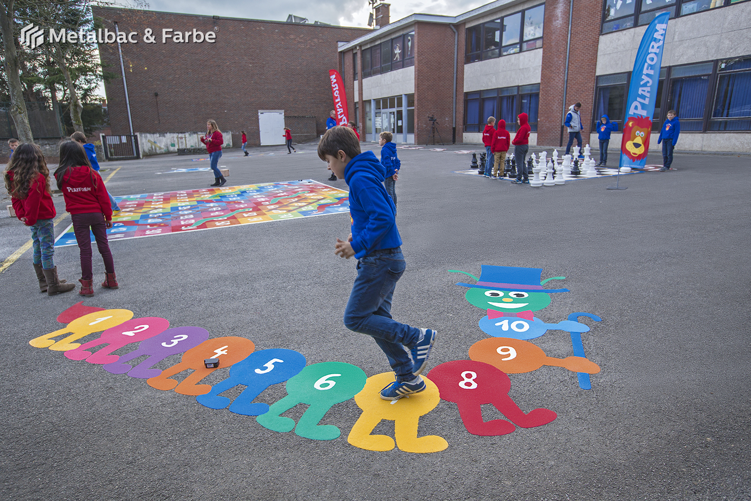 playground markings games; playground games for kids; outdoor play; math games; school yard games; educational games; asphalt games; interactive games; road markings signs; road traffic signs; turtle games; solar system games; street signs